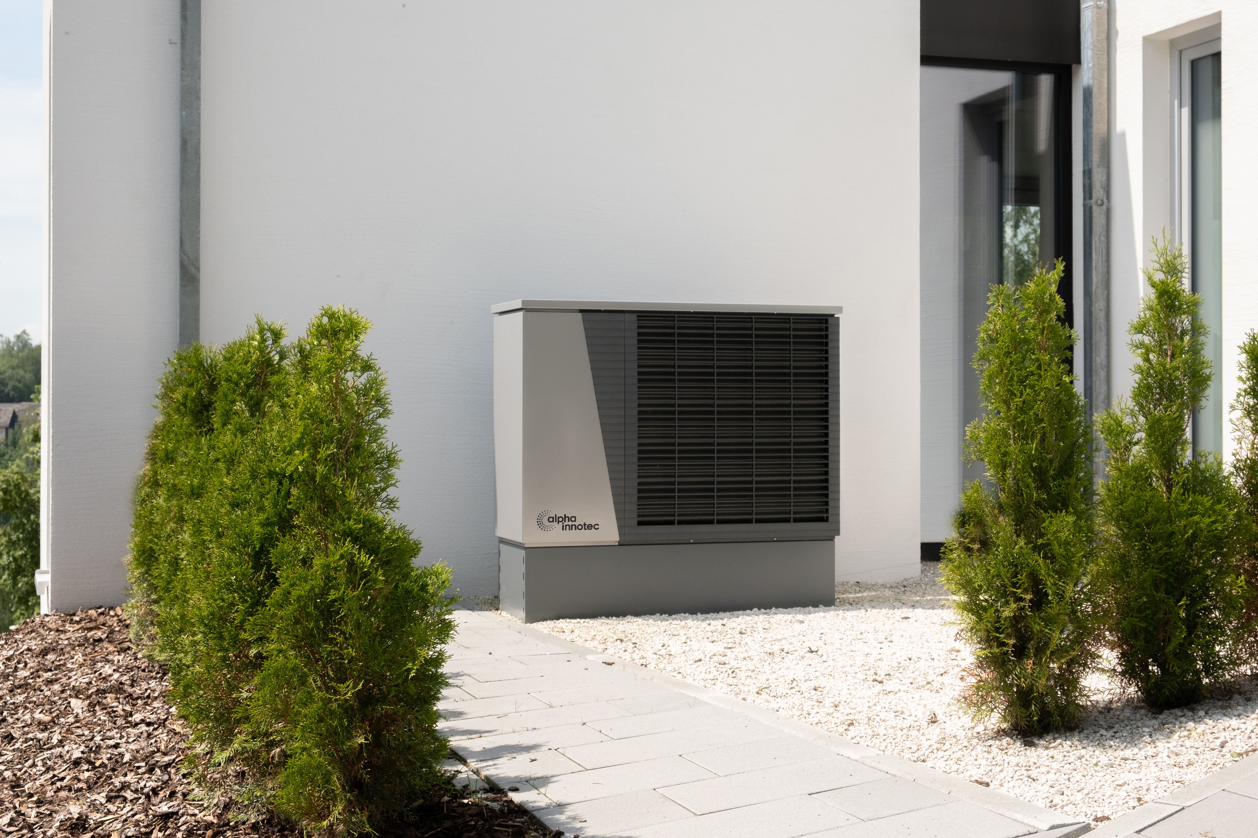 Renewable energy heat pump installation representing the Flexi-Orb portal